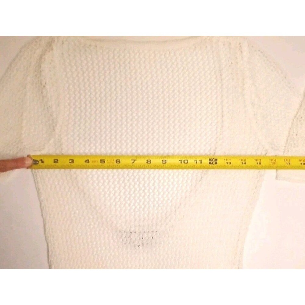 One Mile Savannah Maxi Dress XS White/ Ivory Crochet Cover-Up Scoop Back $209 - Picture 6 of 16